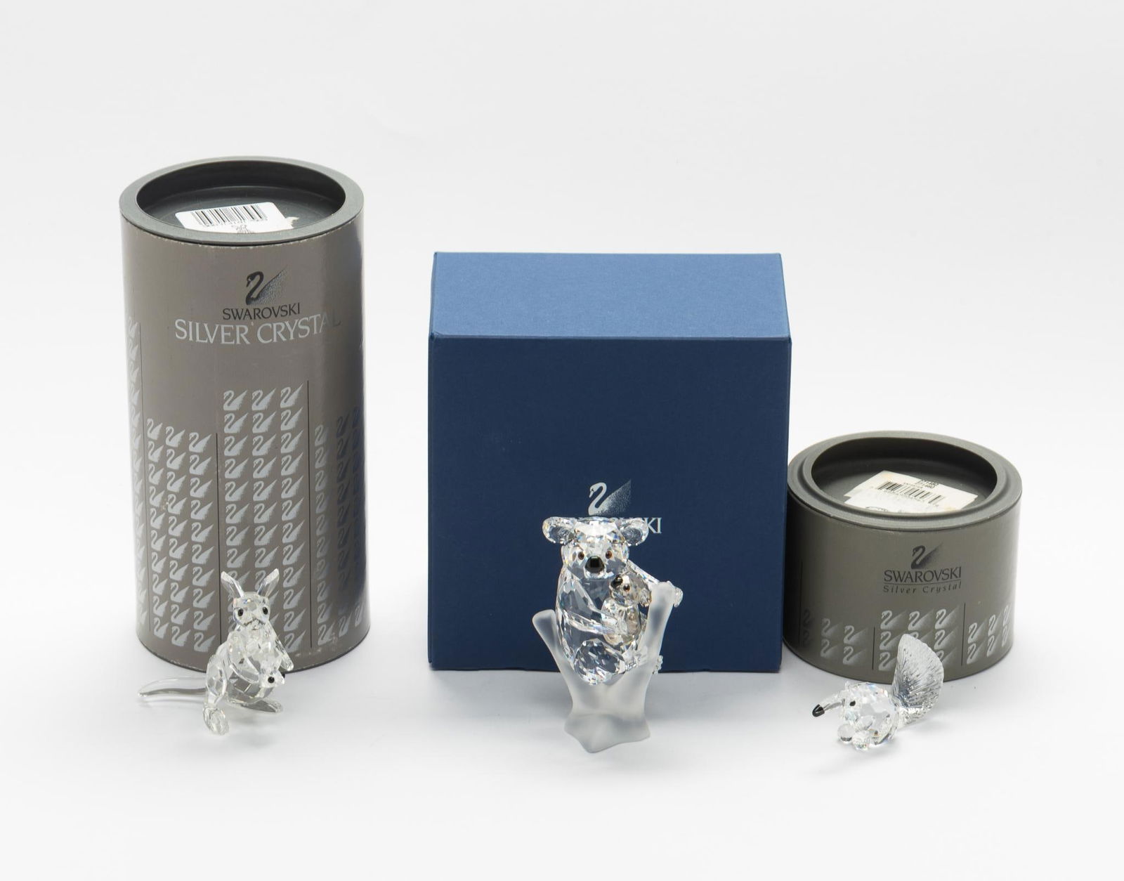 3 Swarovski Animal Figurines w/ OB's incl Anteater (1 of 6)