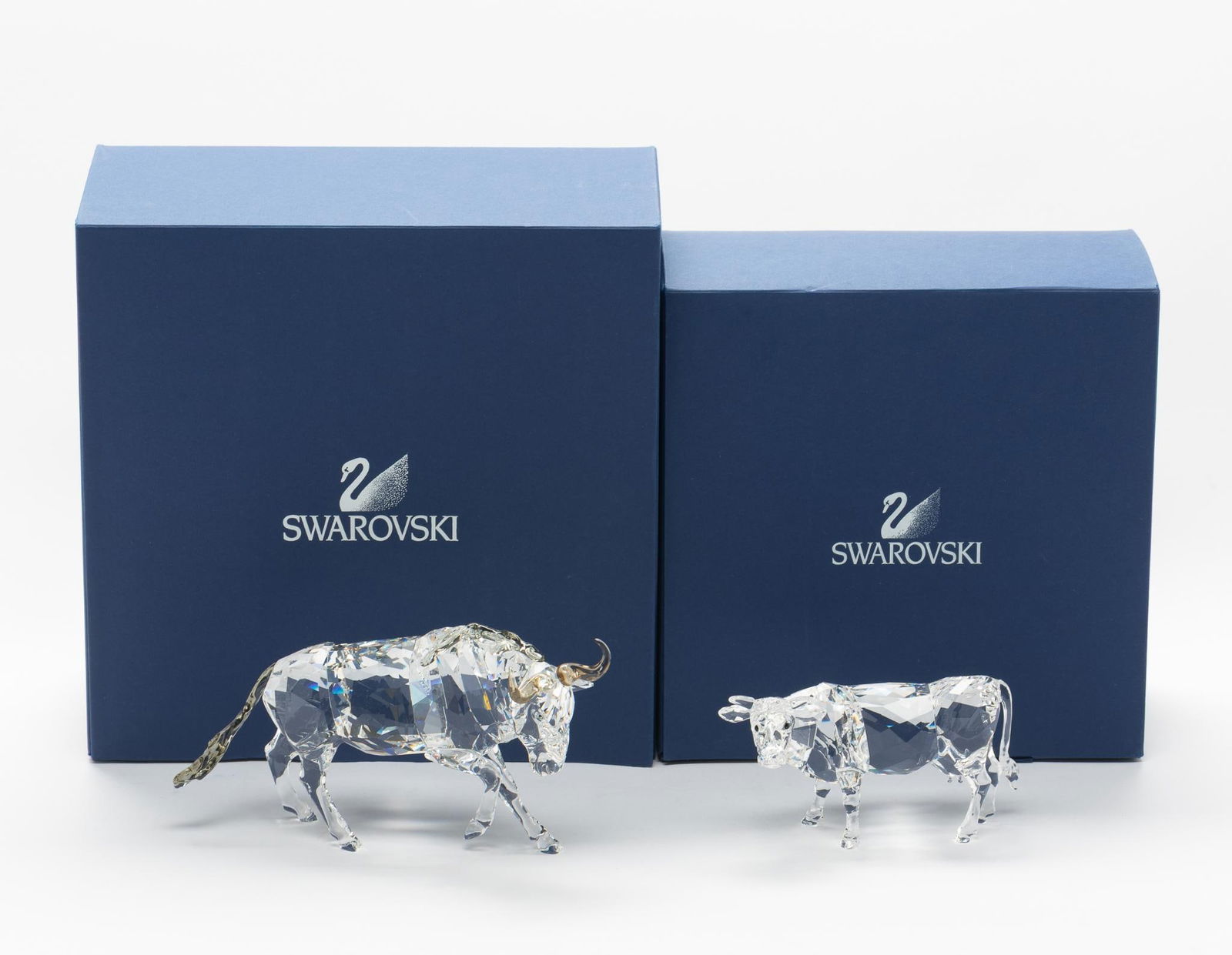 2 Swarovski Figurines with OB's incl Cow (1 of 5)
