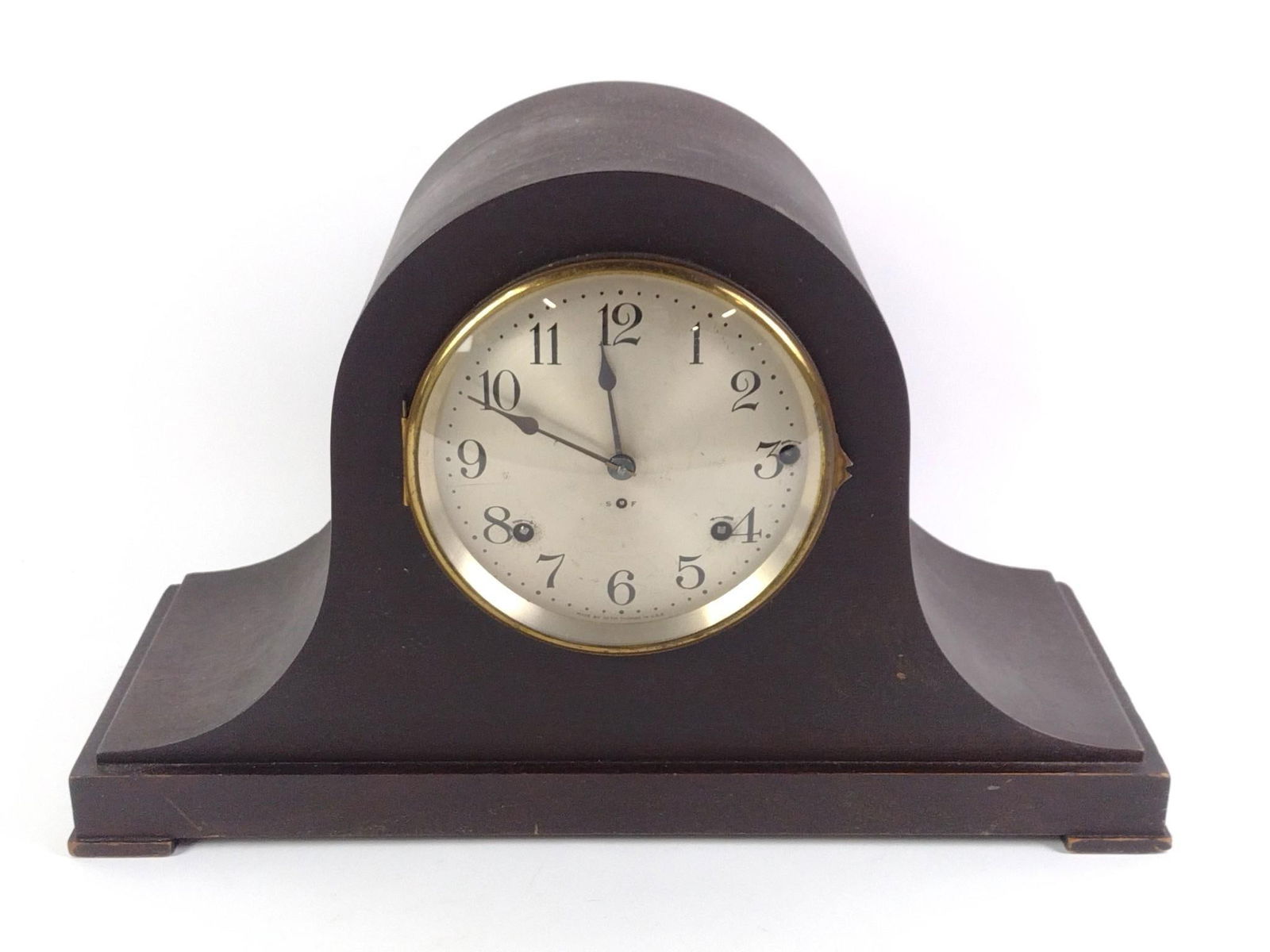 Seth Thomas Dark Walnut Mantel Clock (1 of 7)