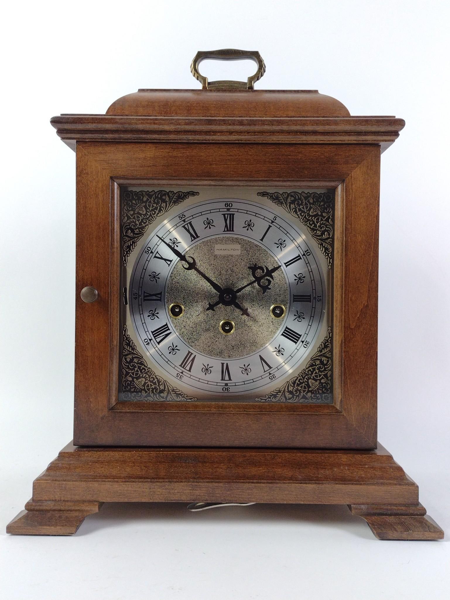 Hamilton Clock Co Bracket Clock (1 of 6)