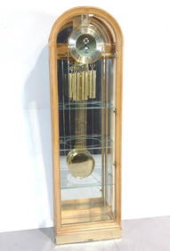 Ridgeway Glass Front Dome Top Tall Case Clock (1 of 8)