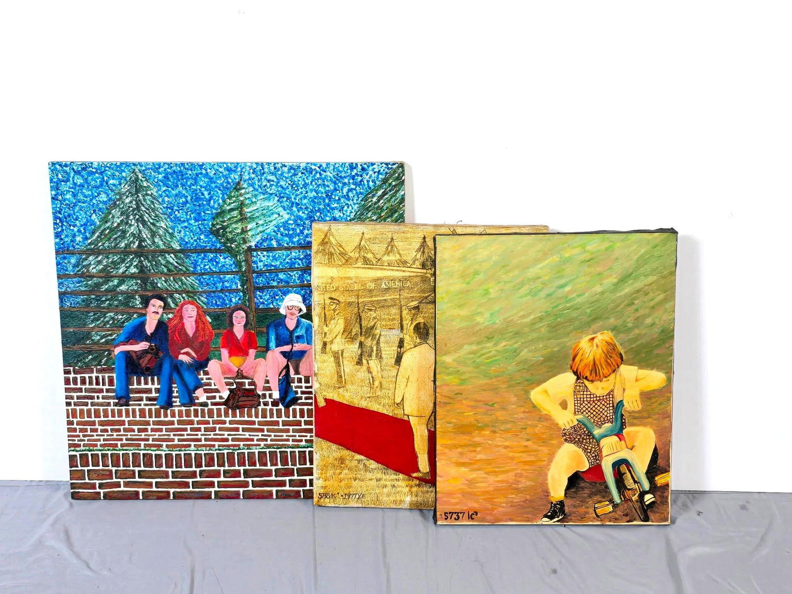 3 Yigal Elyadin Portrait Paintings (1 of 5)