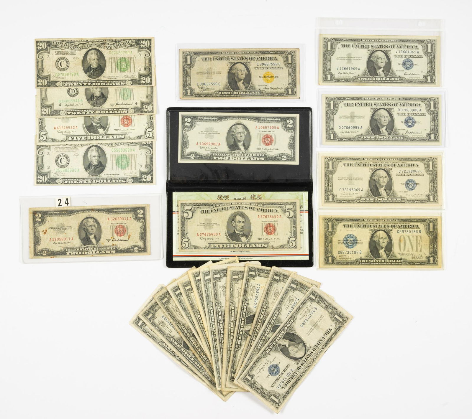 Sliver Certificates and Early Small Notes Including Yellow Seal (1 of 7)