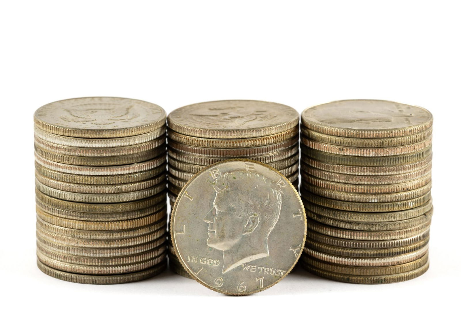 52 Kennedy Silver Half Dollars (1 of 1)