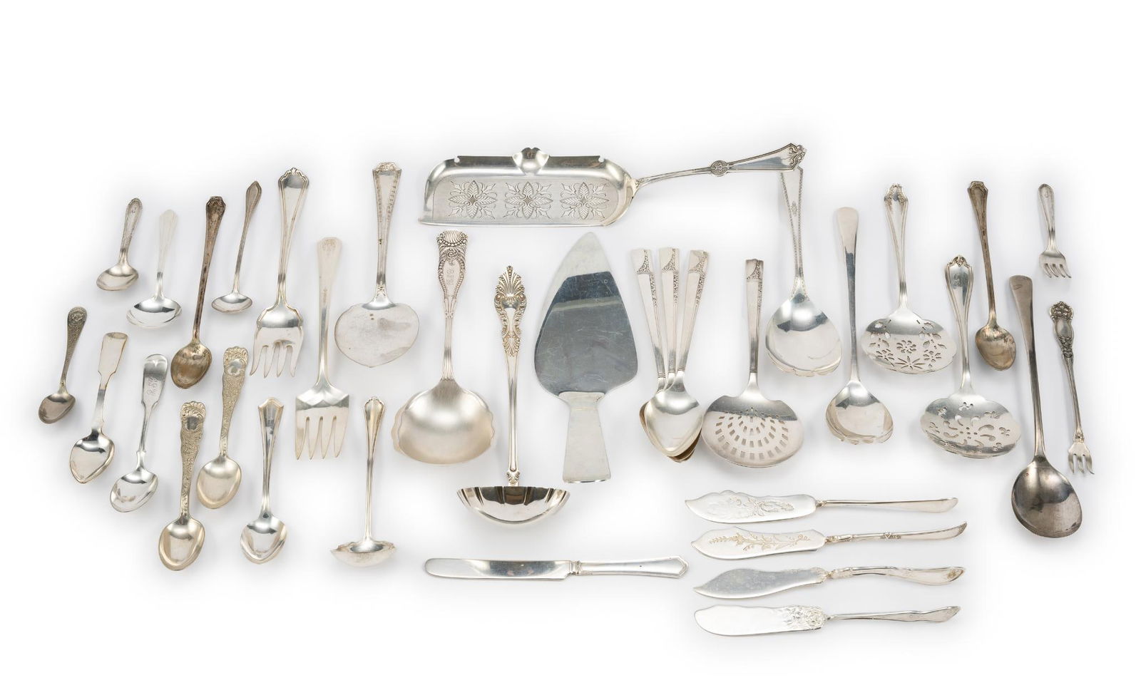 Antique Silver Plate Flatware Mostly Serving Pieces (1 of 5)