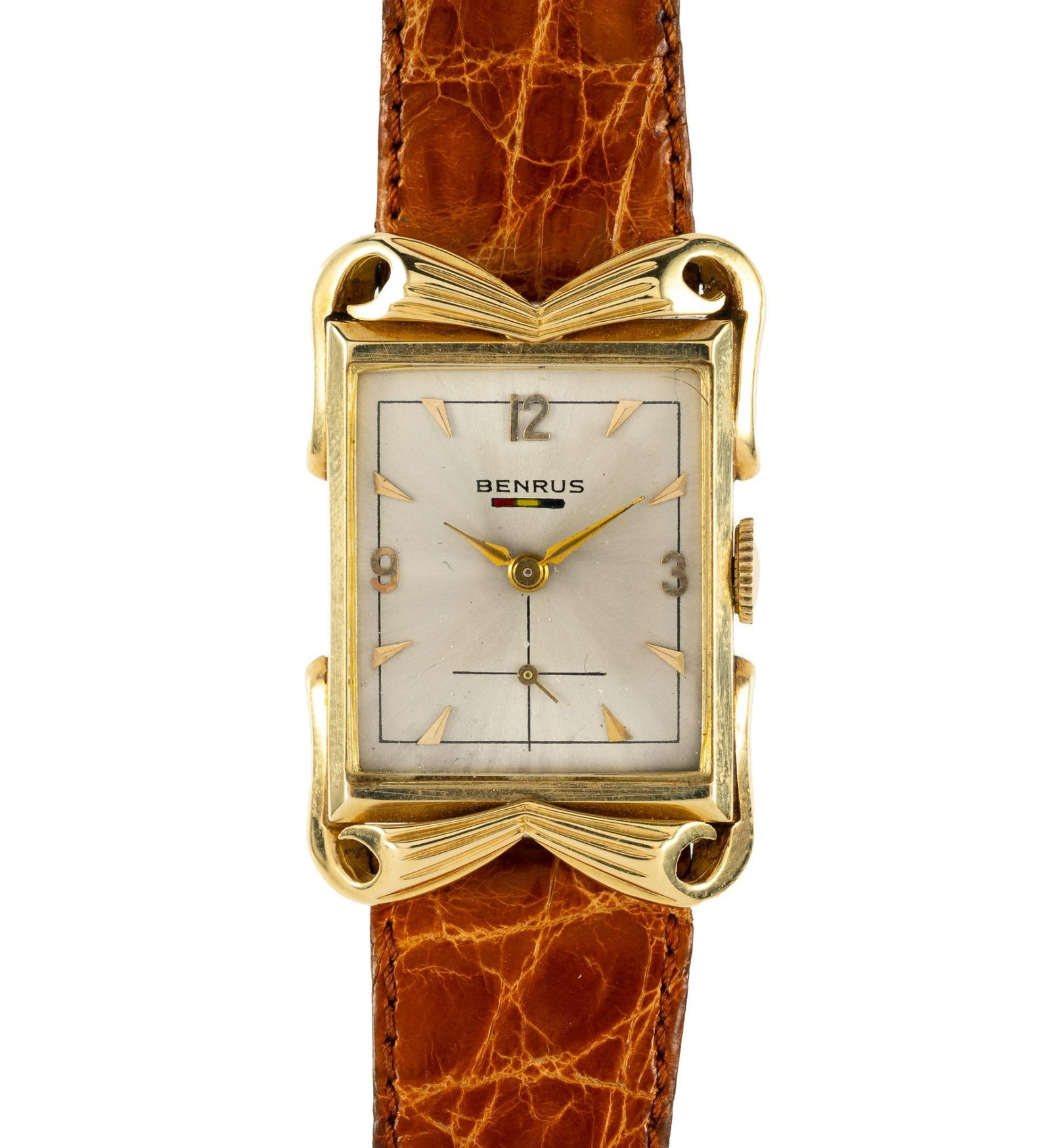 14K Gold Benrus 1940's Fancy Lugs (1 of 4)