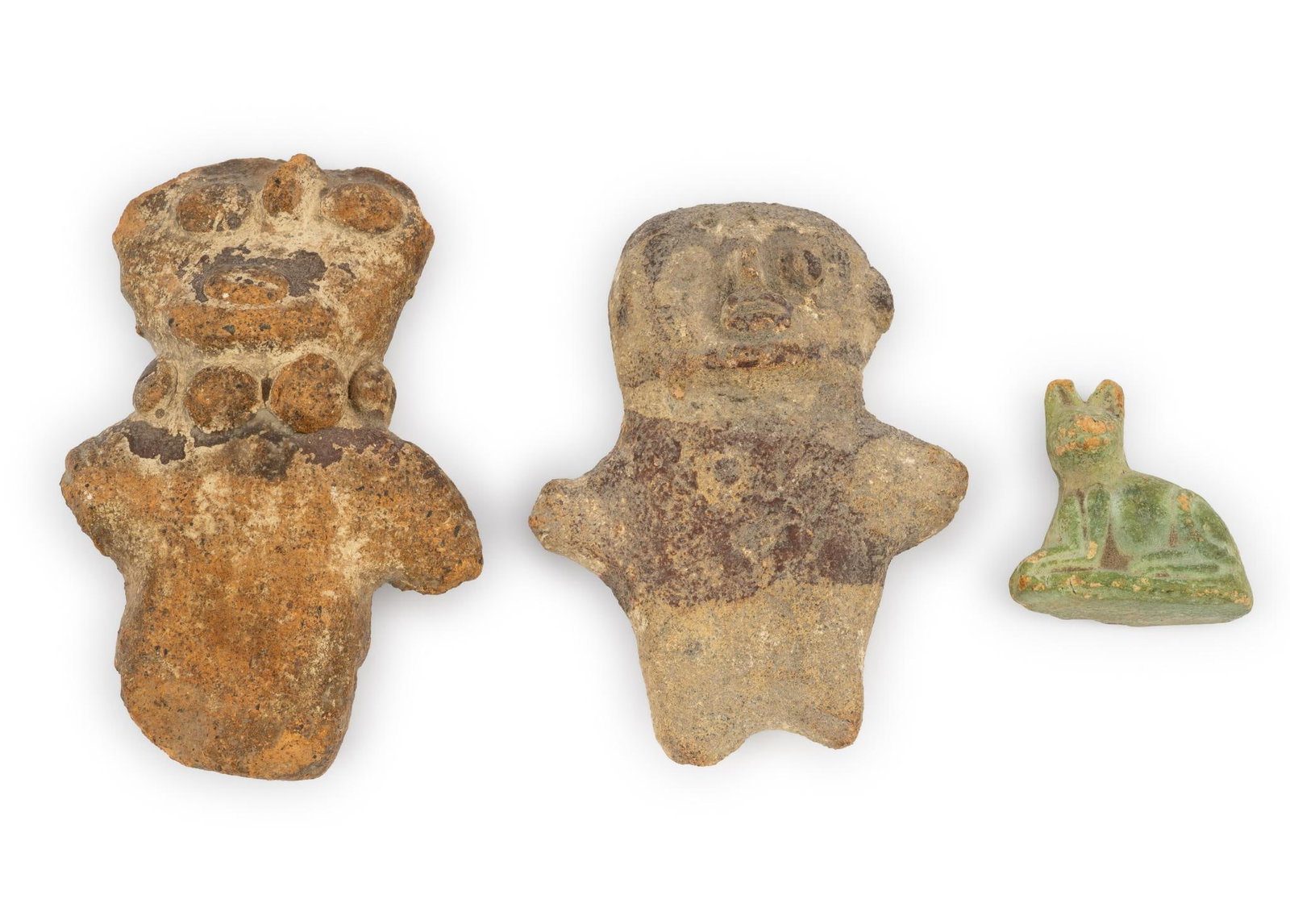 3 Carved Pre Colombian Artifacts (1 of 2)