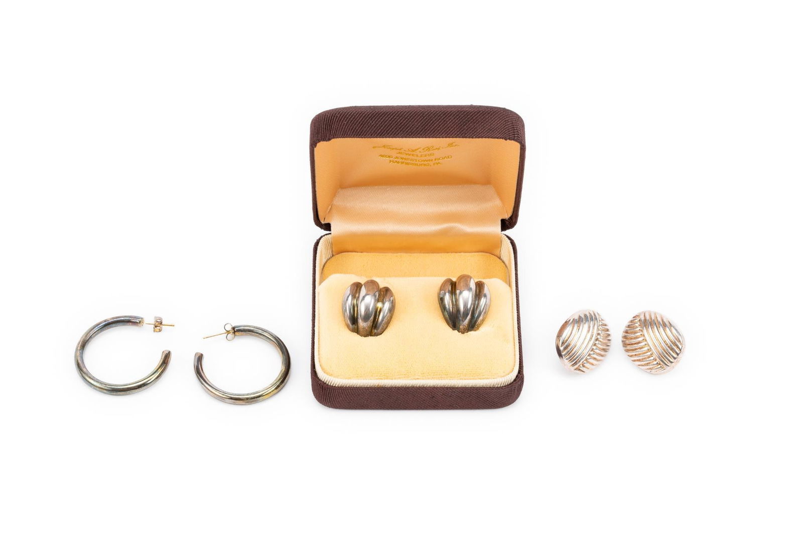 3 Prs. Sterling Silver Earrings (1 of 7)