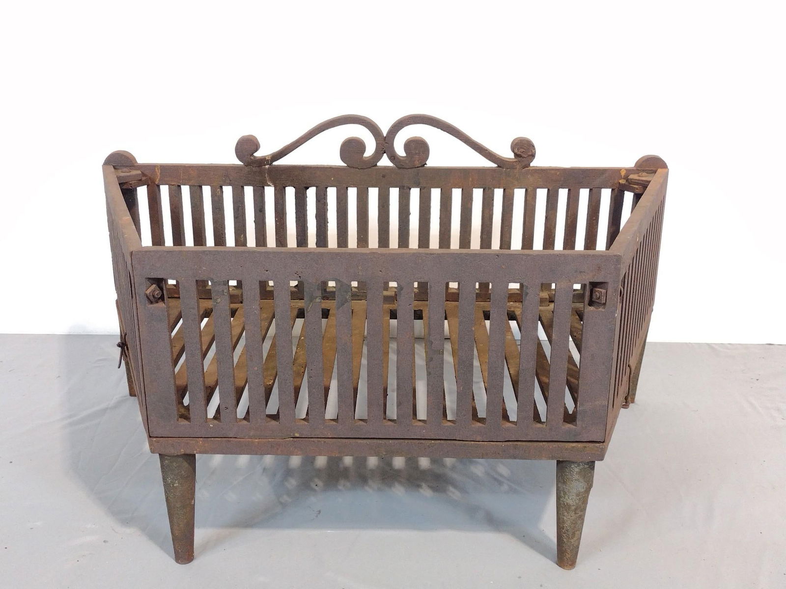 Cast Iron Fireplace Log Holder (1 of 4)