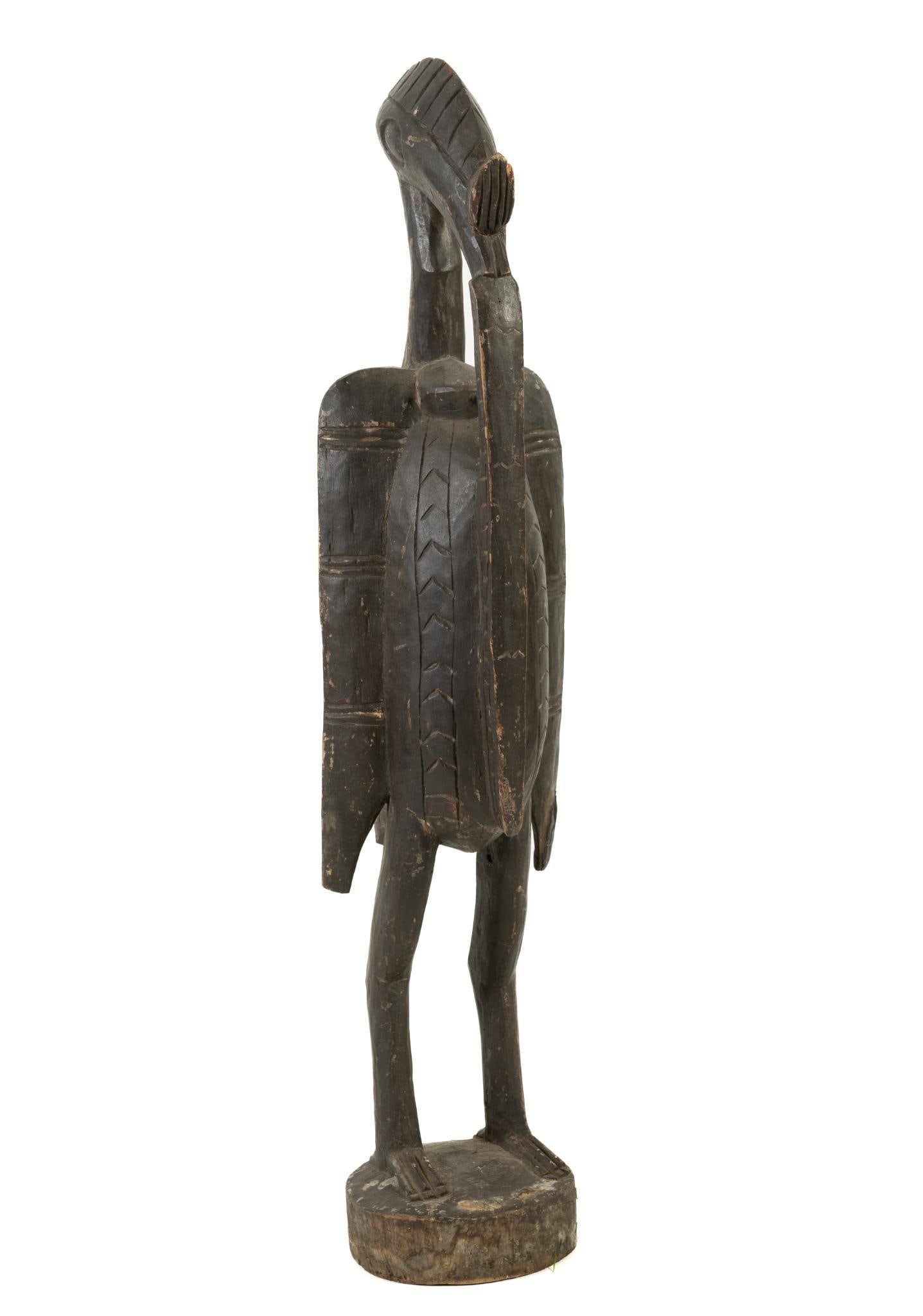 Senufo Carved Bird Statue (1 of 4)