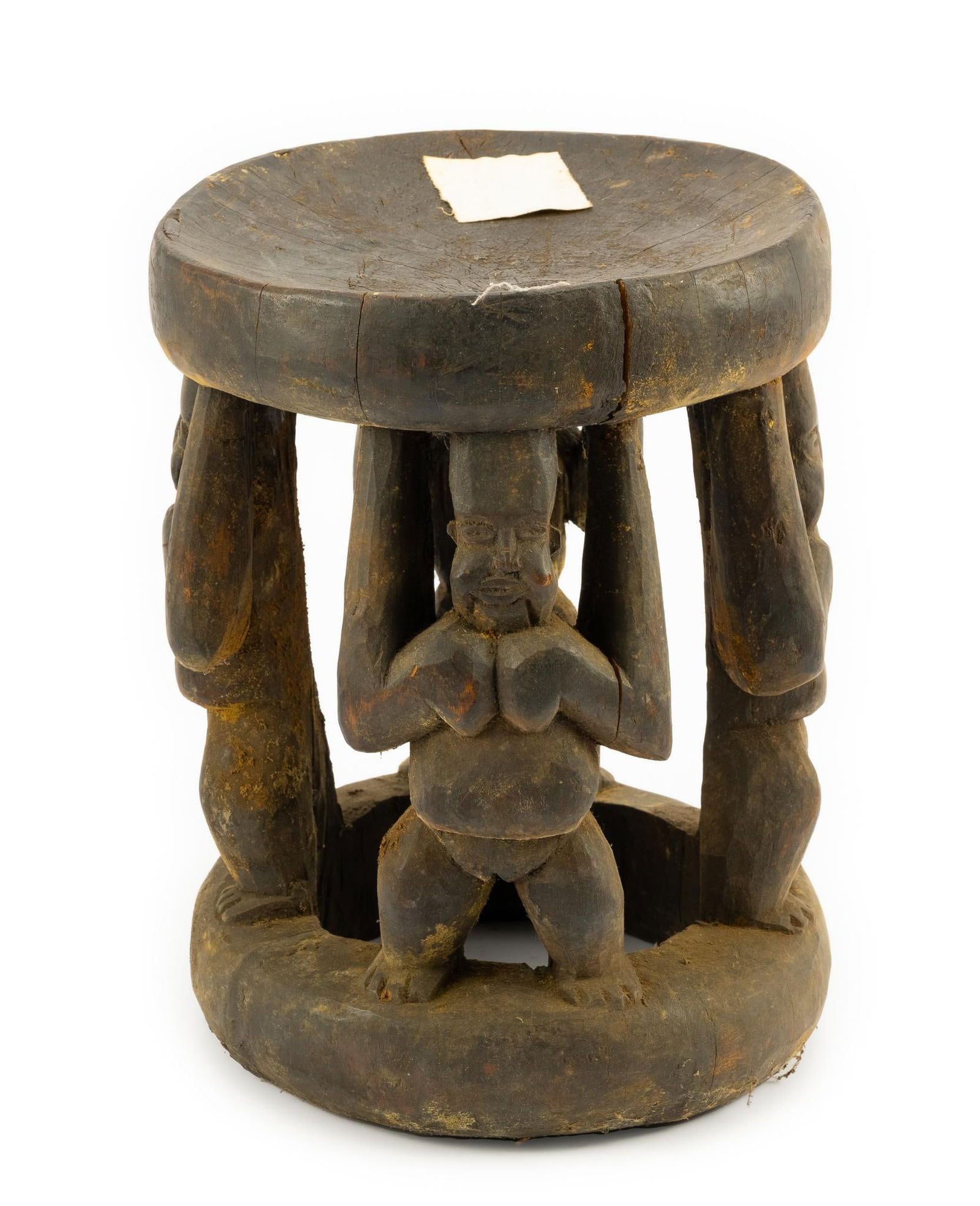 Bamileke Figurative Stool (1 of 3)