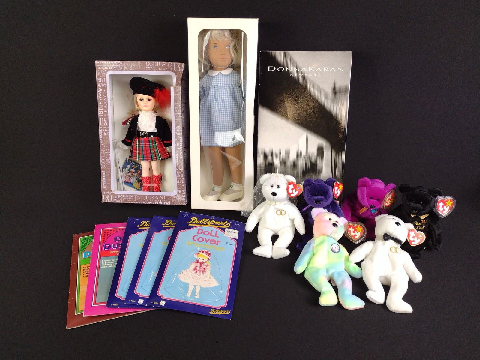 14 Collectibles Dolls / Bears incl Donna Karan Barbie in OB (1 of 4)