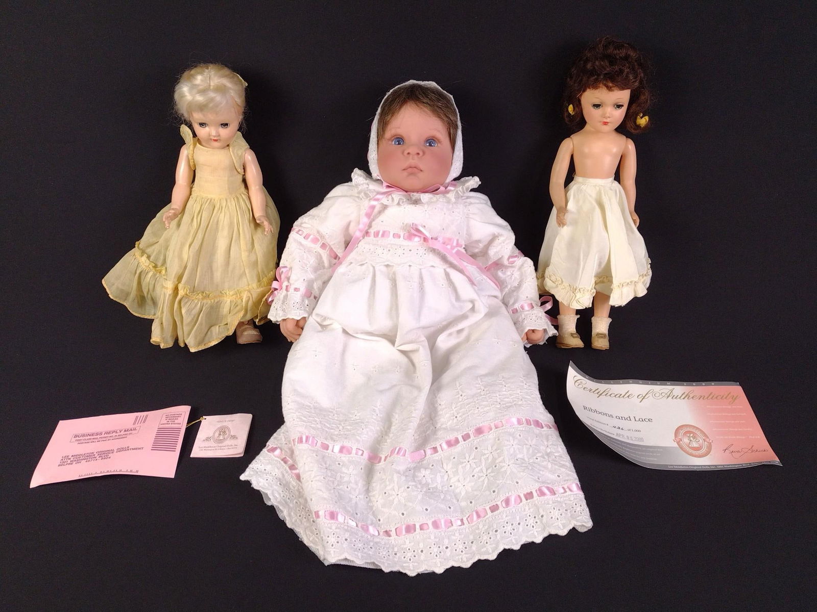 3 Vintage Dolls incl Lee Middleton with COA (1 of 11)