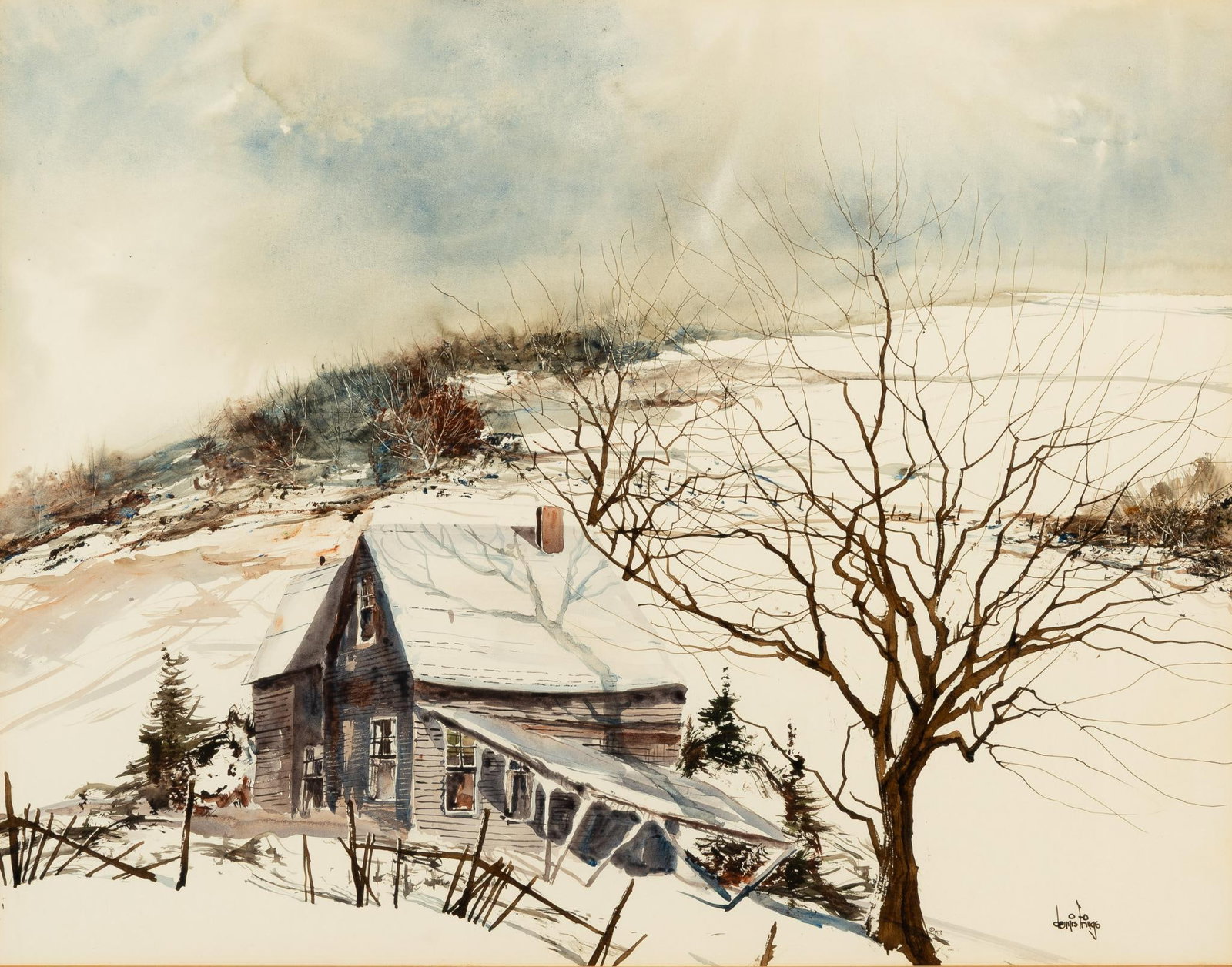 Dennis Frings Watercolor and Gouache Painting (1 of 4)