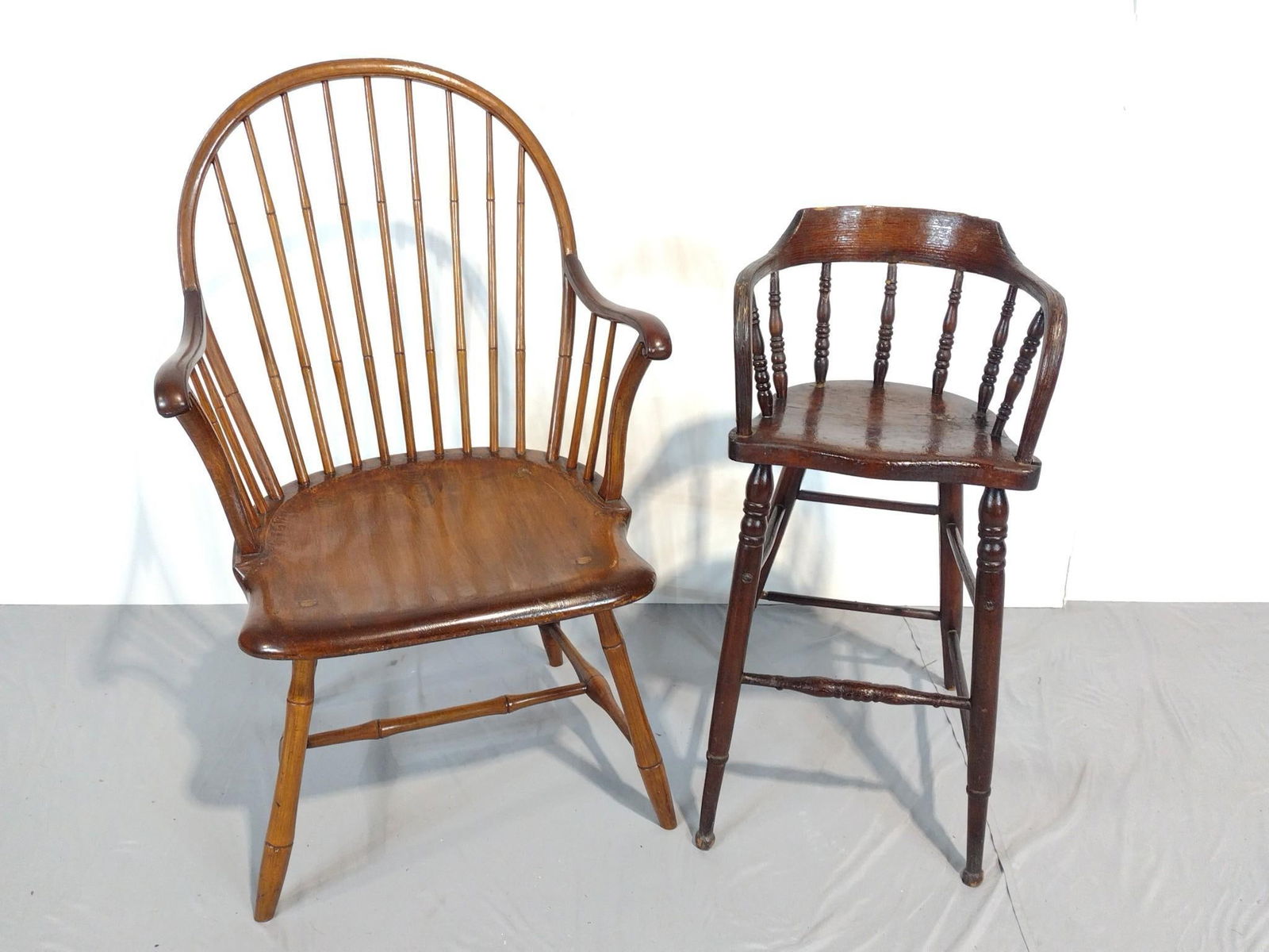 Plank Bottom Chair & High Chair (1 of 4)