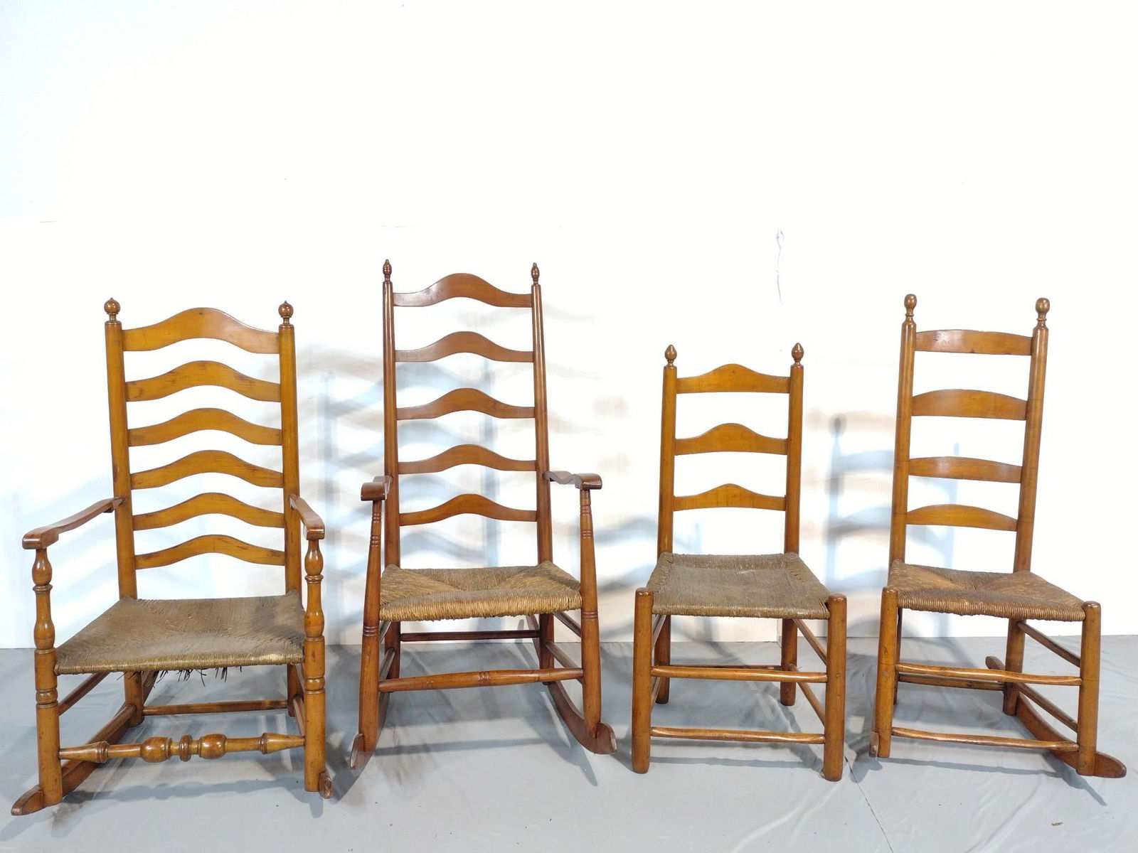 4 Ladder Back Chairs (1 of 7)