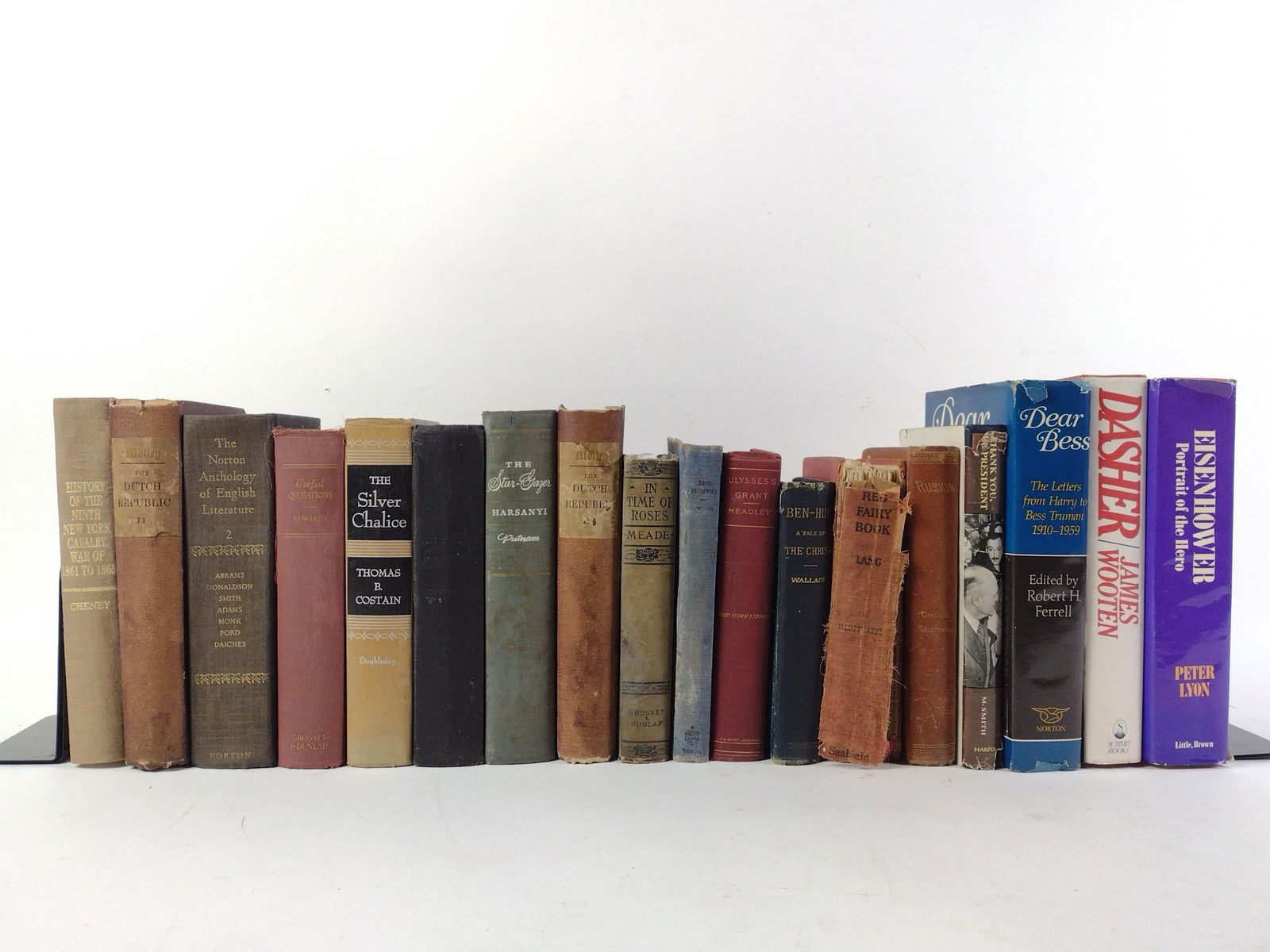 18 Antique Books incl. Eisenhower Portrait of the Hero (1 of 7)