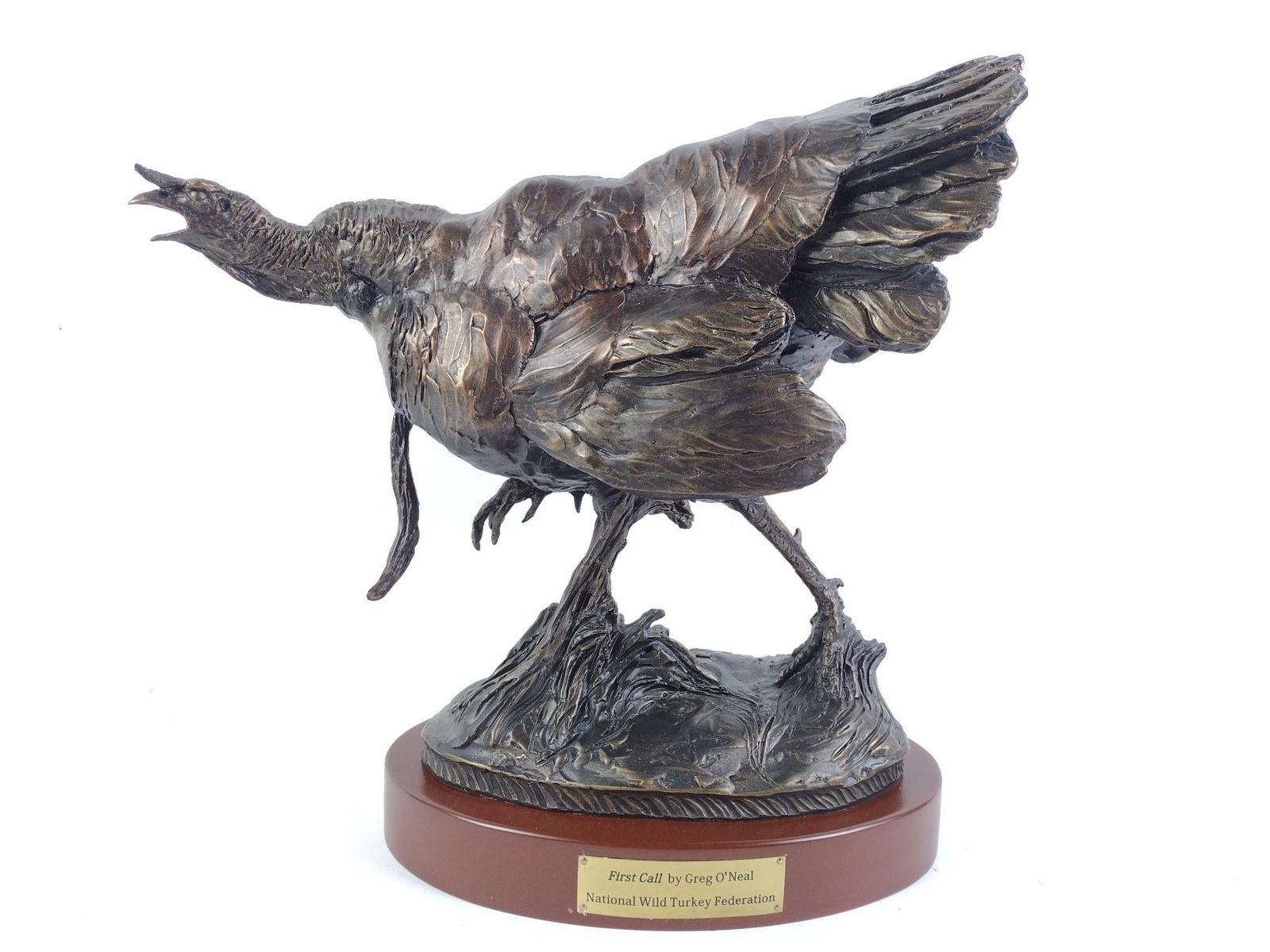 Greg O'Neil "First Call" Turkey Sculpture by The National Wild Turkey Federation (1 of 6)