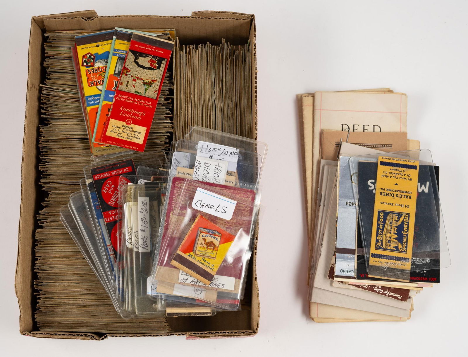 Large Grouping of Vintage Matchbook Covers incl Reading, PA (1 of 4)