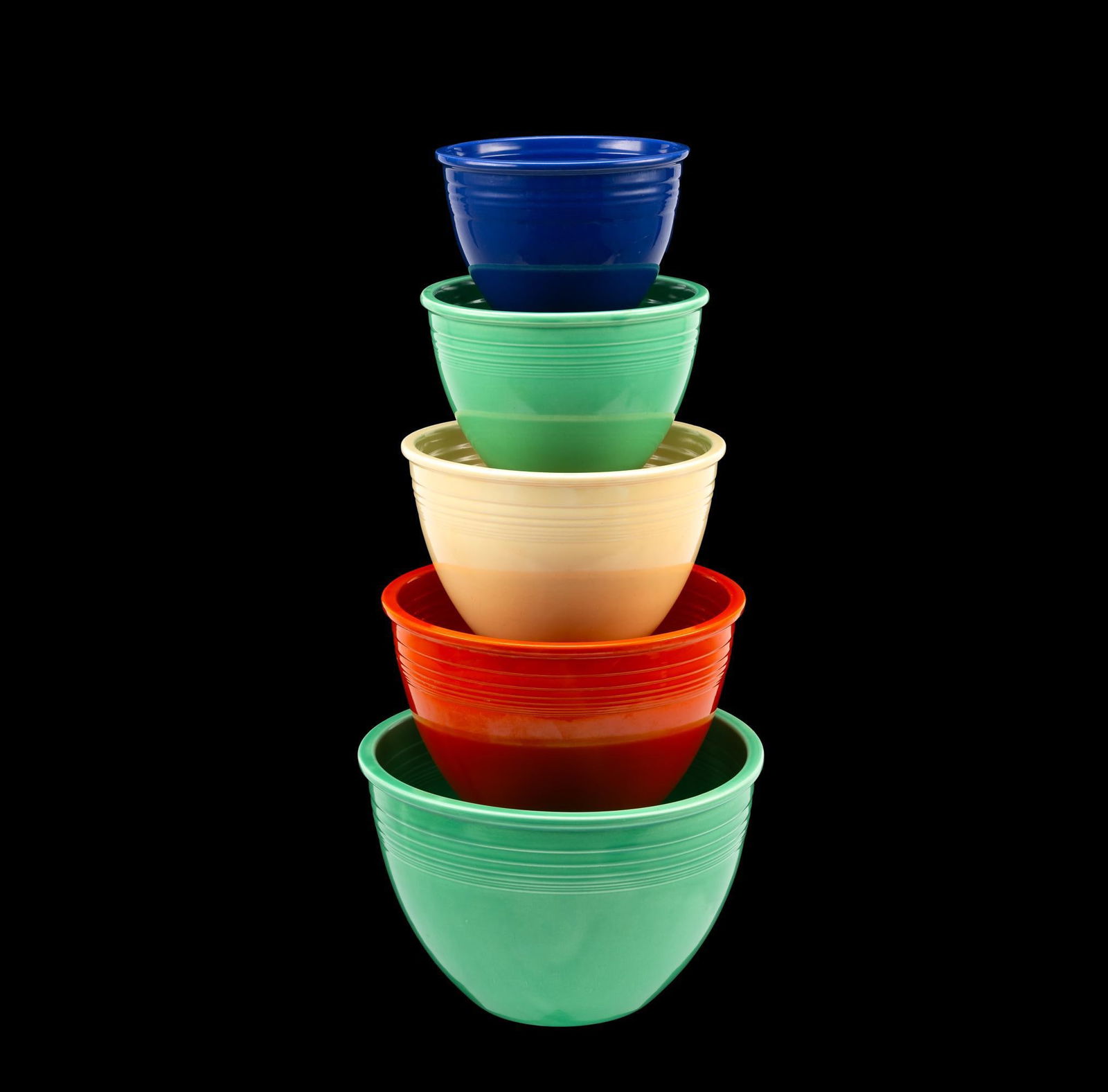 5 Fiestaware Nesting Bowls (1 of 4)
