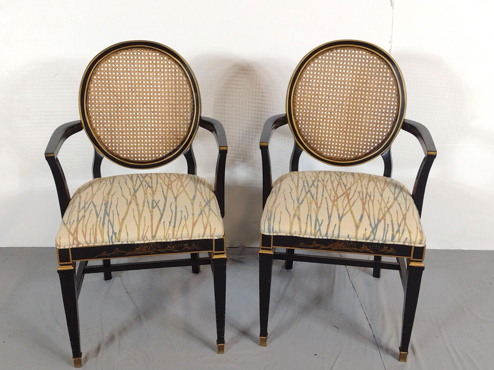 Pair Of Asian Arm Chairs (1 of 4)