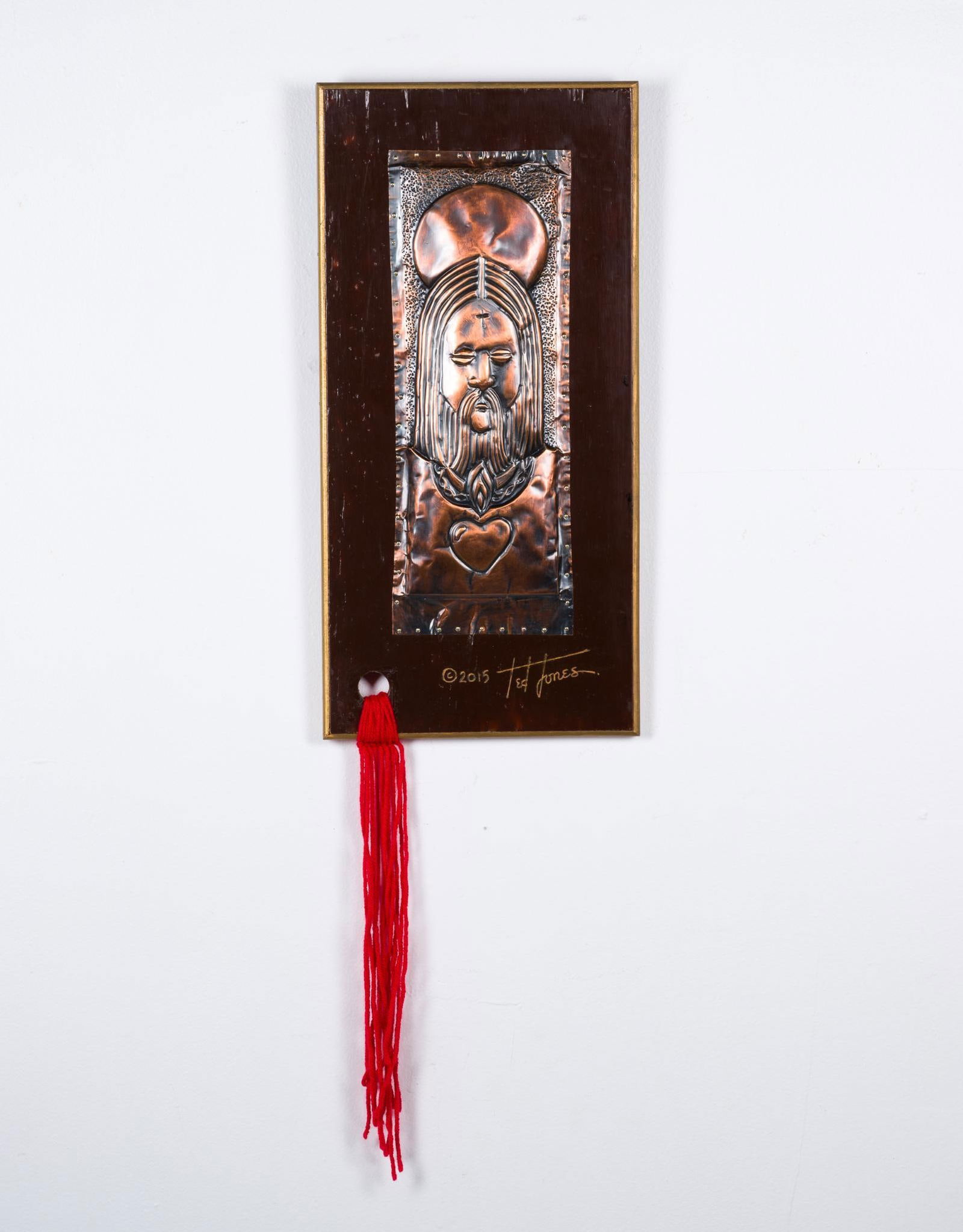 Copper Repousse On Board Art Work By Theodore Joseph (Ted) Jones 1938 (1 of 4)