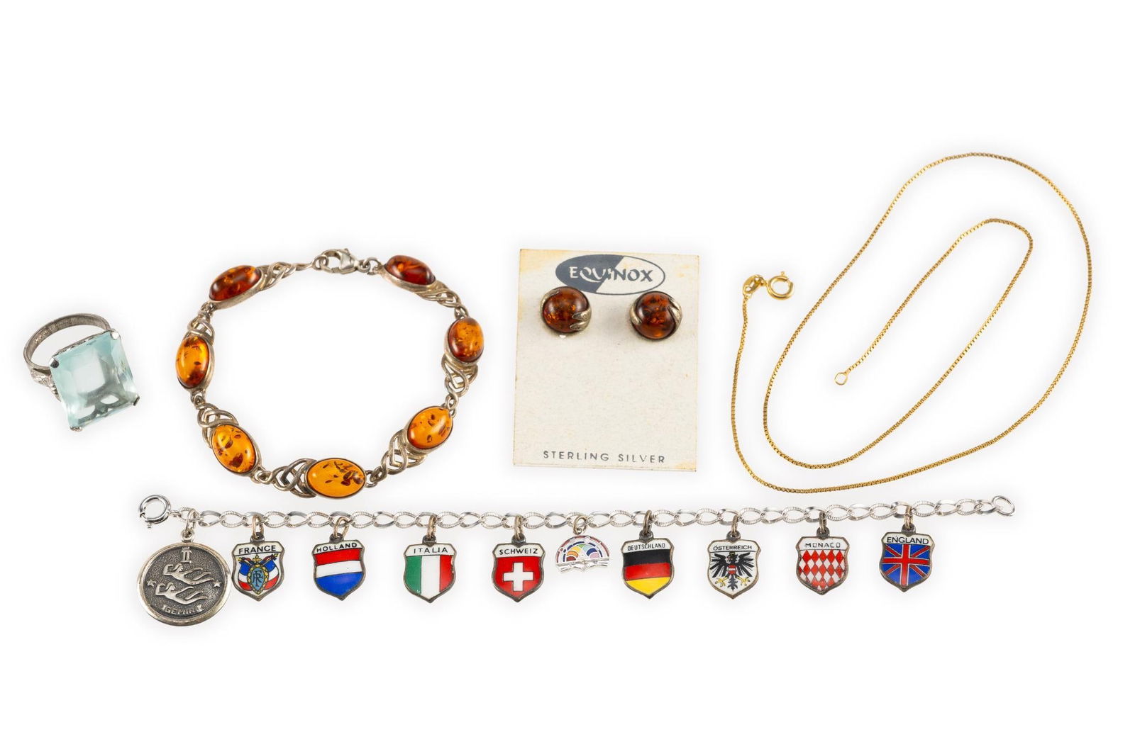 5 Pcs Sterling Silver Jewelry (1 of 10)