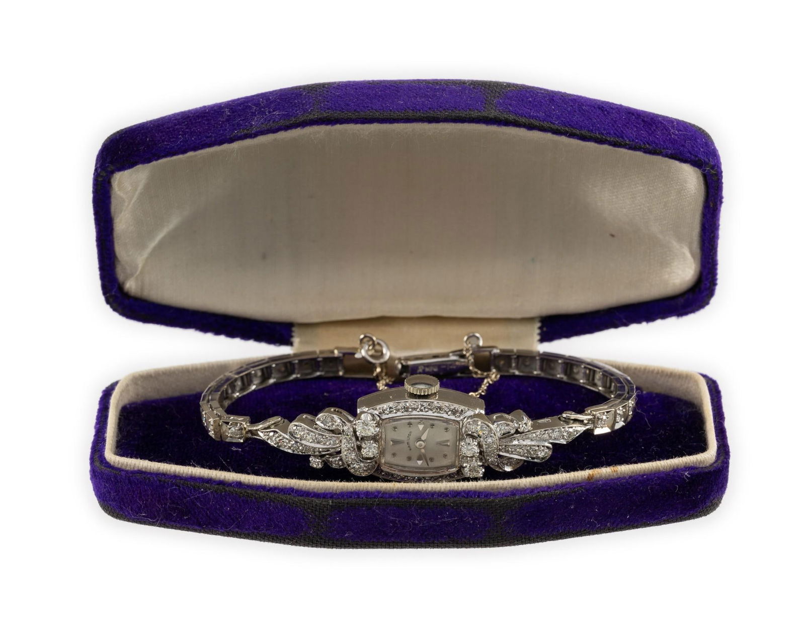 Hamilton Woman's 14K Gold & Diamond Cocktail Watch (1 of 6)