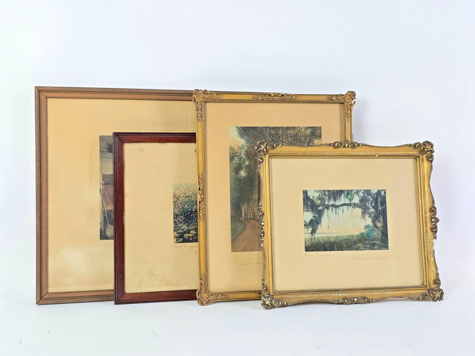 4 Wallace Nutting Prints incl "River Window" (1 of 5)