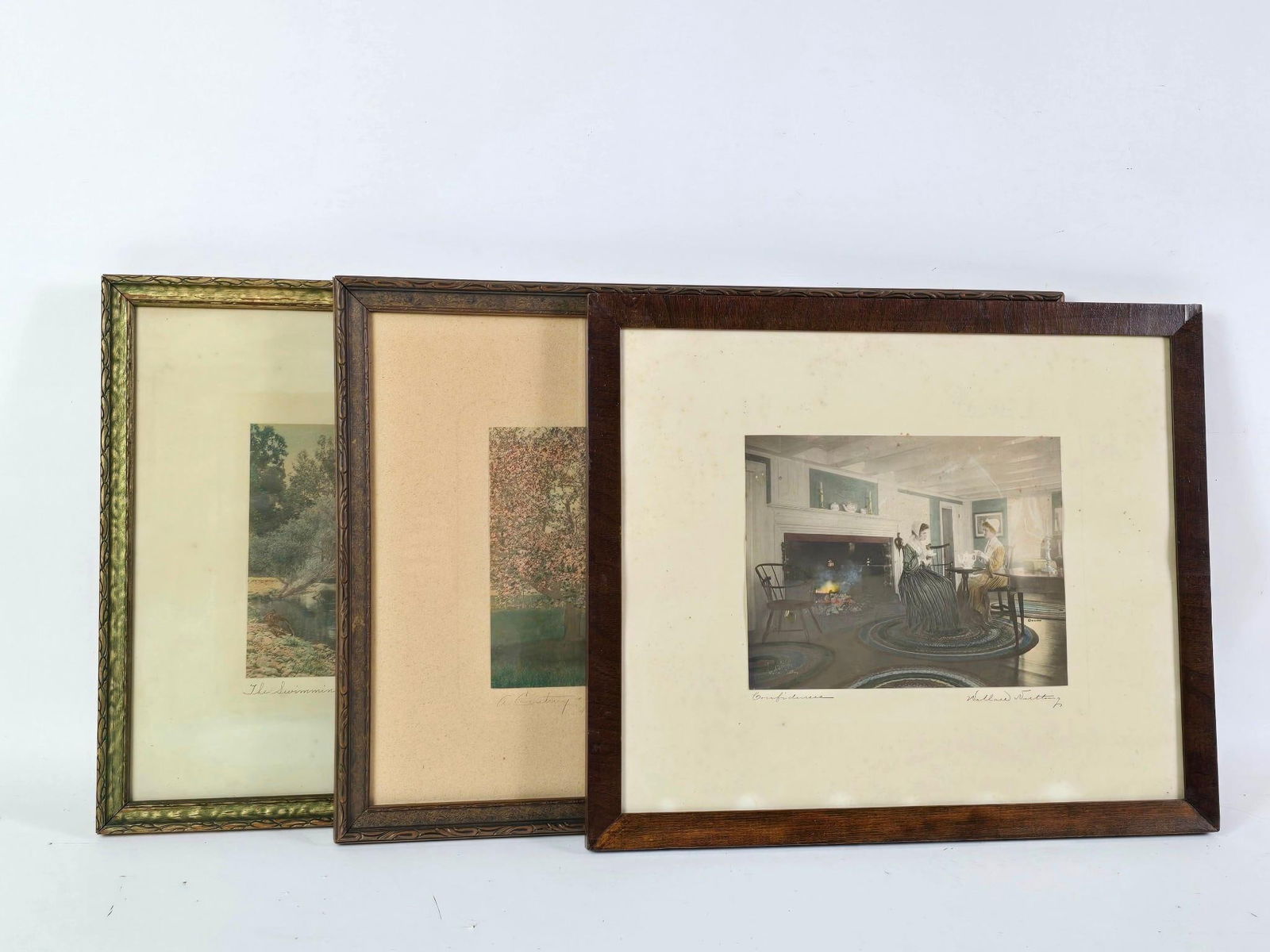 3 Wallace Nutting Prints incl "Confidence" (1 of 4)