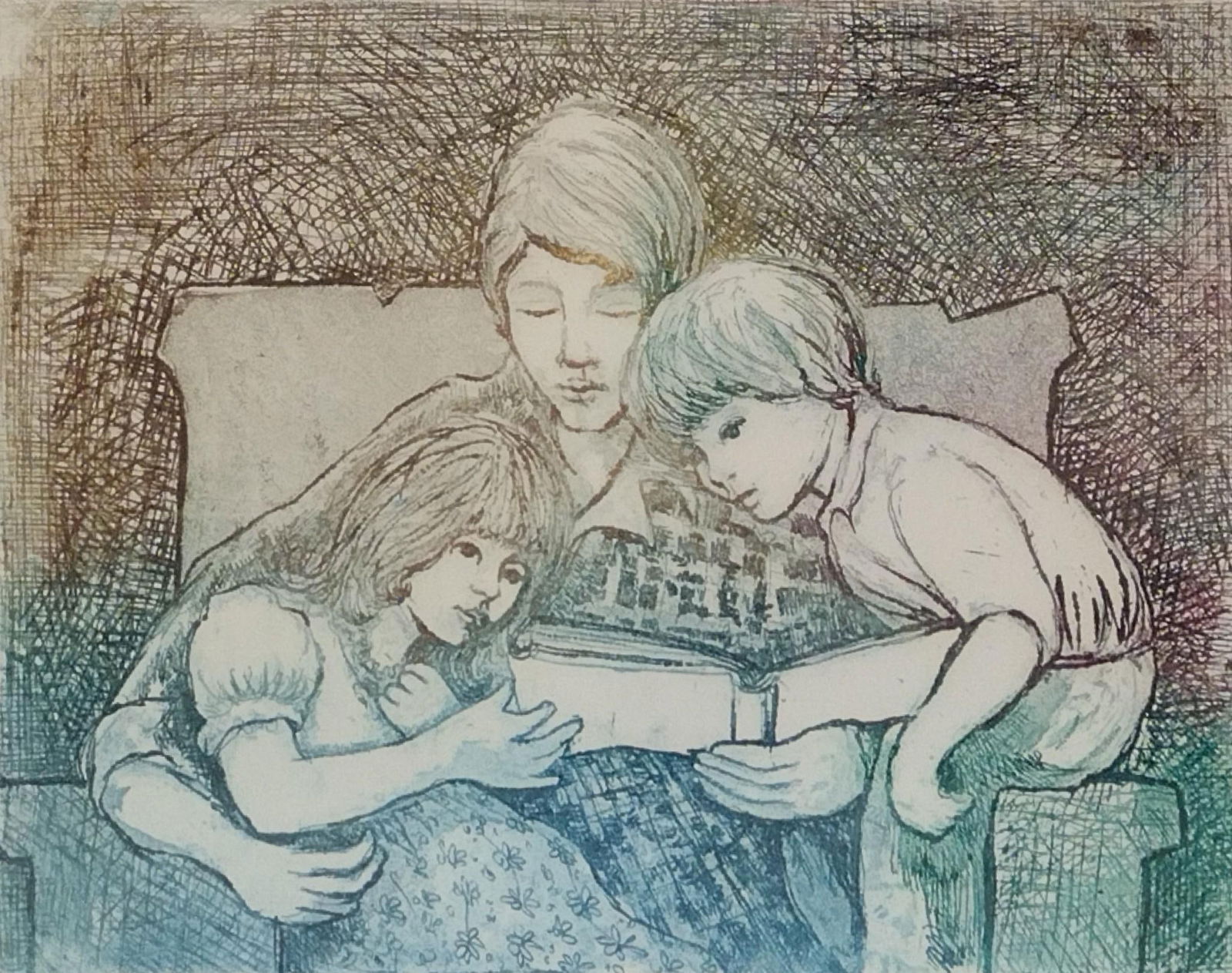 Lynne Hefner "Children's Hour" Ltd Ed Print (1 of 7)