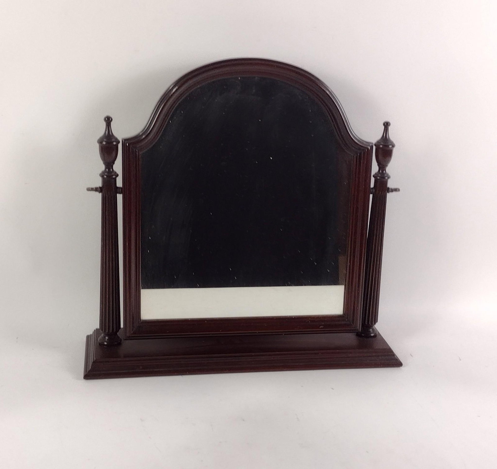 Shaving Mirror: NOT ELIGIBLE FOR IN-HOUSE SHIPPING. 20-1/2" wide x 20-1/4" high.