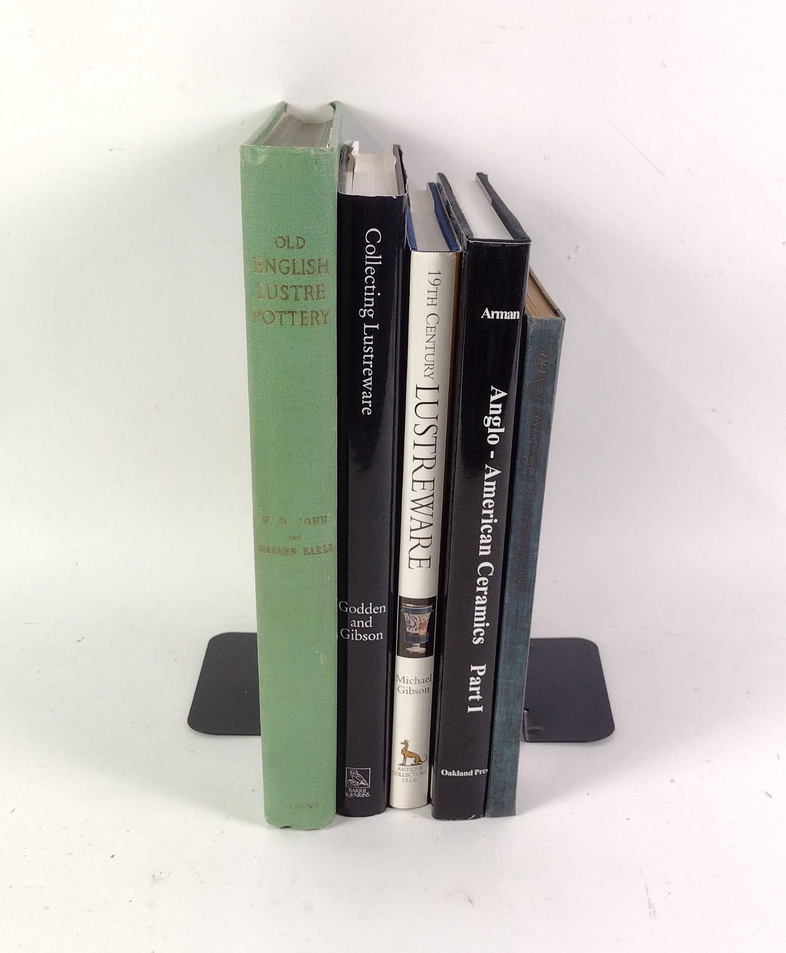 6 Lustre Ware Books incl. Old English Lustre Pottery (1 of 3)