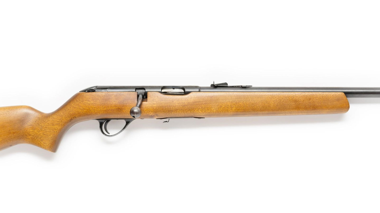 Savage "Springfield" Model 234 Bolt Action Rifle, Caliber .22: Serial Number: B859534 Design: This .22 bolt action rifle is marked "Springfield" and was manufactured by Savage Arms Co. of Westfield, MA. It has a 20" barrel and feeds from a detachable box magazine