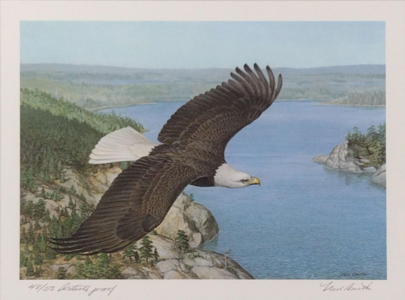 Ned Smith Artist Proof Eagle Proof Print (1 of 5)
