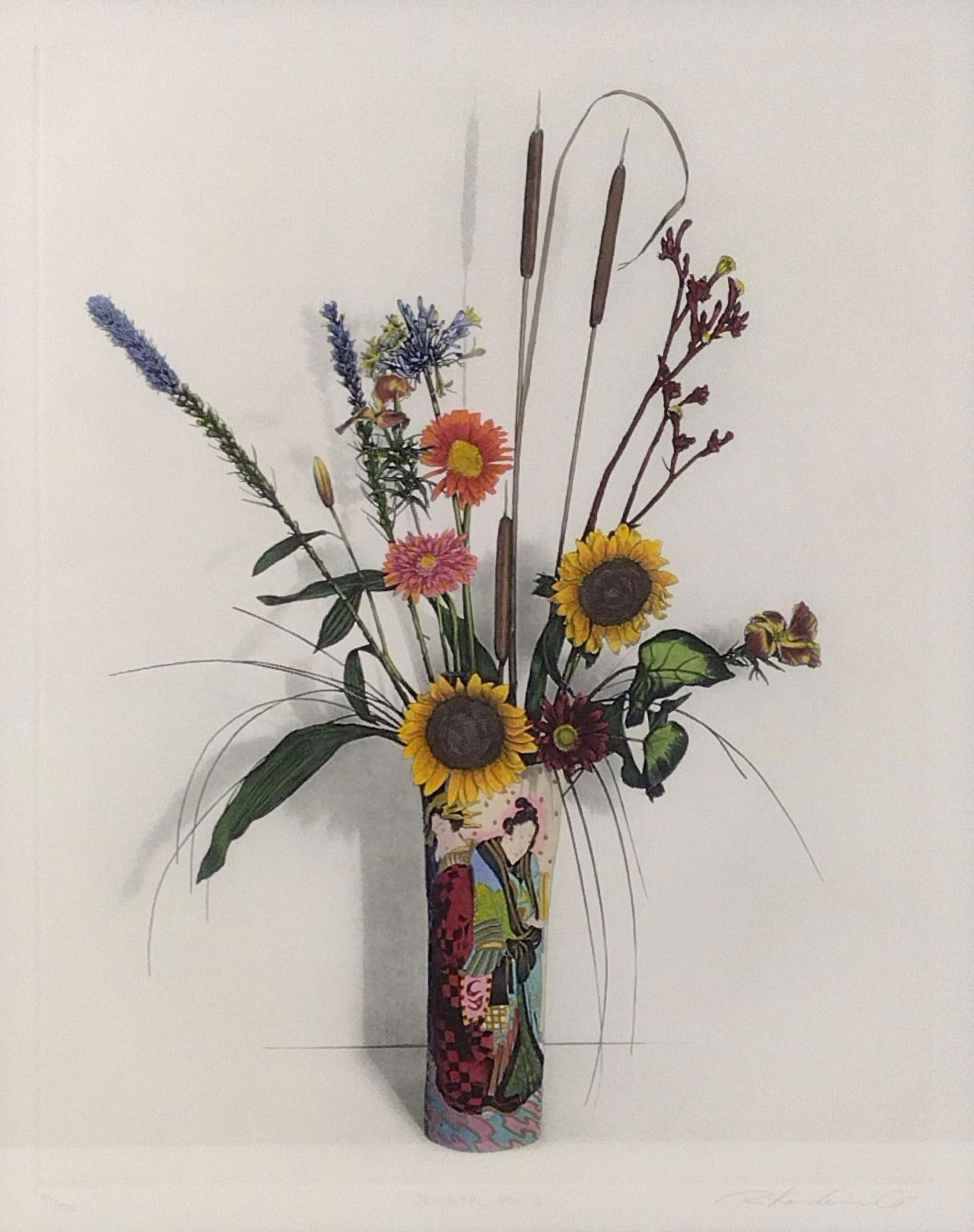 Signed "Oriental Vase" Ltd Ed Print (1 of 6)