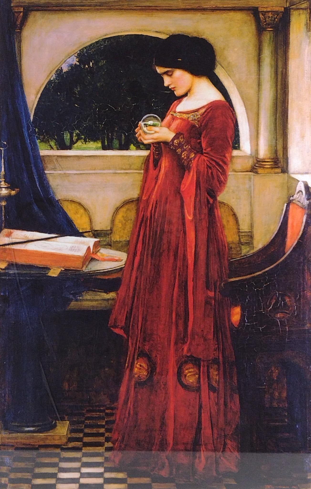 John William Waterhouse "The Crystal Ball" Print (1 of 4)