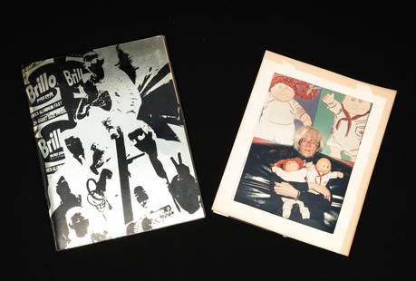 Andy Warhol Index Book & Andy Warhol Photograph: DESCRIPTION: Book contains interviews and photographs with pop-up images and other interactive elements in a playful celebration of Andy Warhol's Factory and its denizens. The artist's first mass-prod