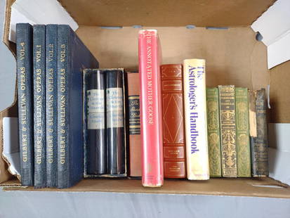 Lot Of Books Incl Gilbert & Sullivan Operas: NOT ELIGIBLE FOR IN-HOUSE SHIPPING. Also includes Arrow Smith, The Little Minister and more