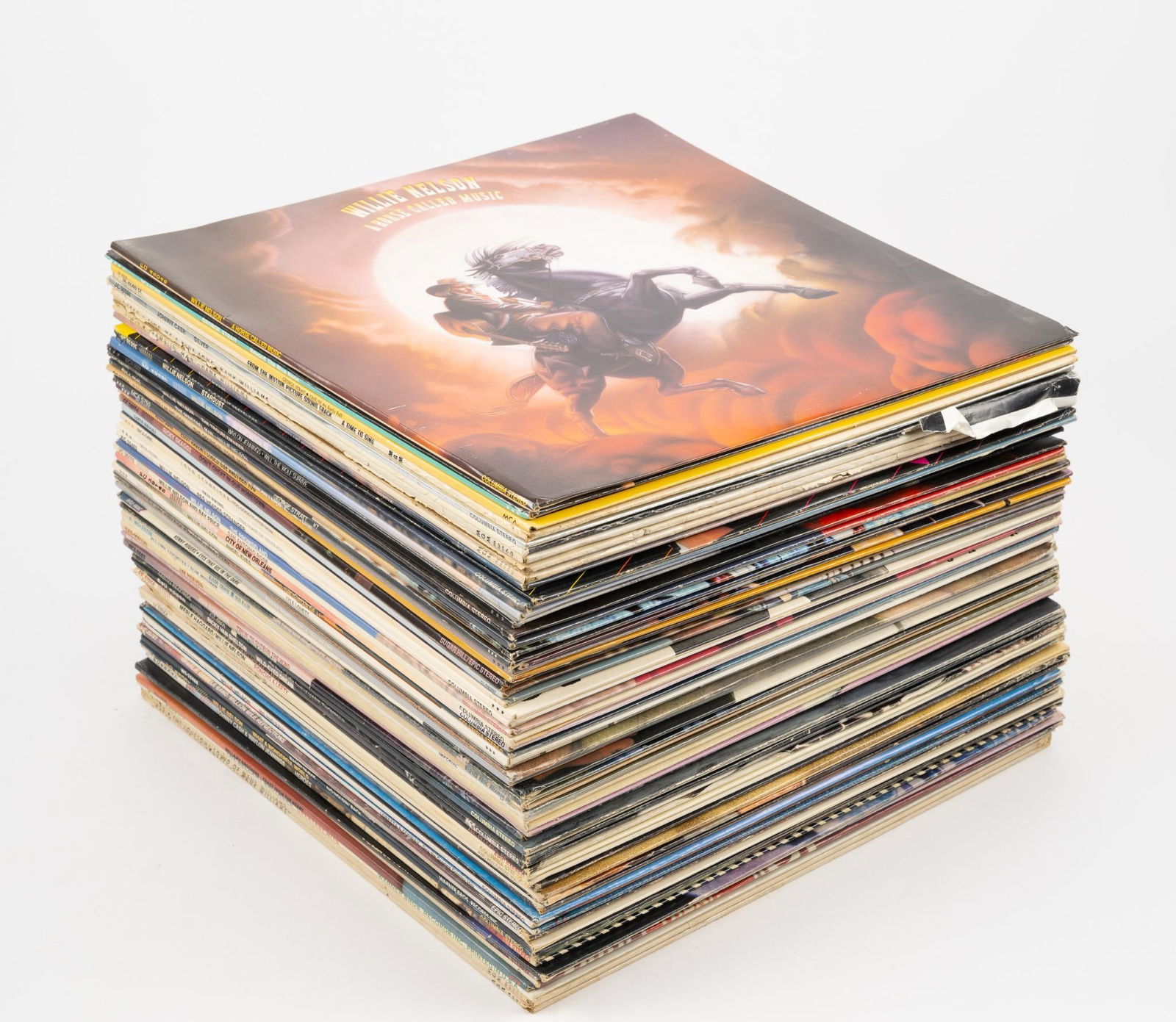 65 Vintage Records incl Willie Nelson (1 of 3)