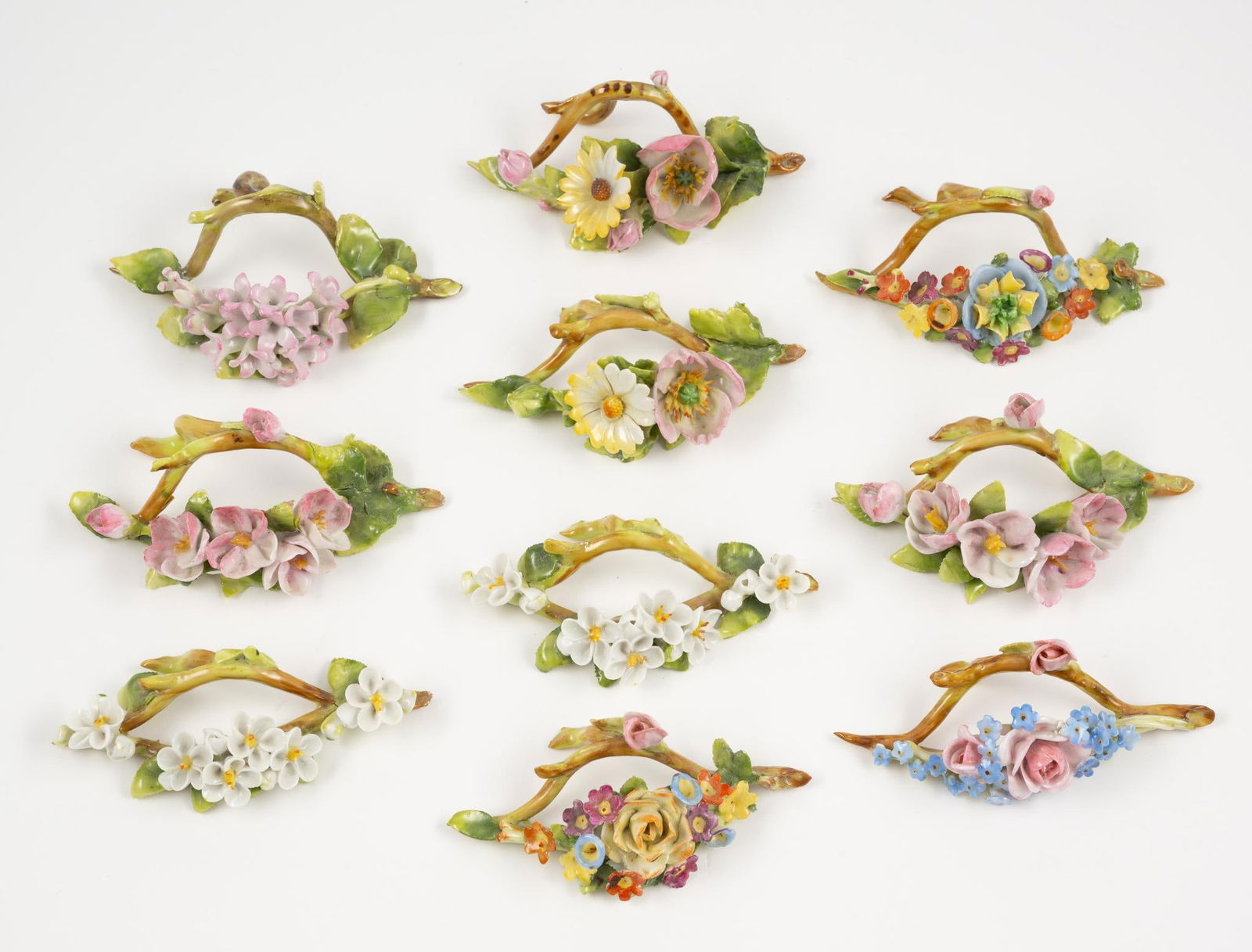 10 Porcelain Place Card Holders (1 of 5)