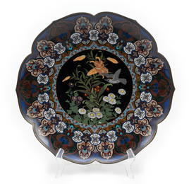 Japanese Cloisonne Plate