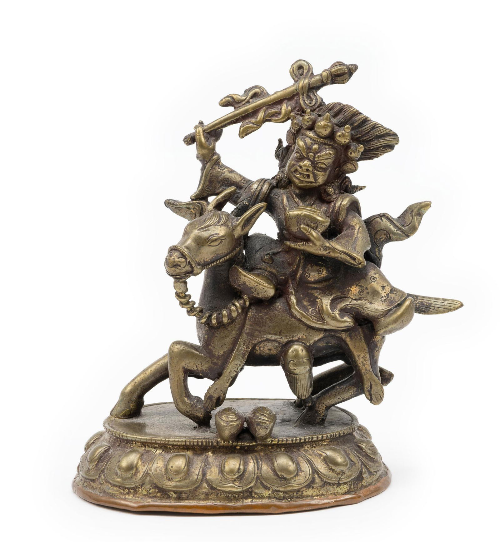 Palden Lhamo Cast Bronze Sculpture (1 of 3)