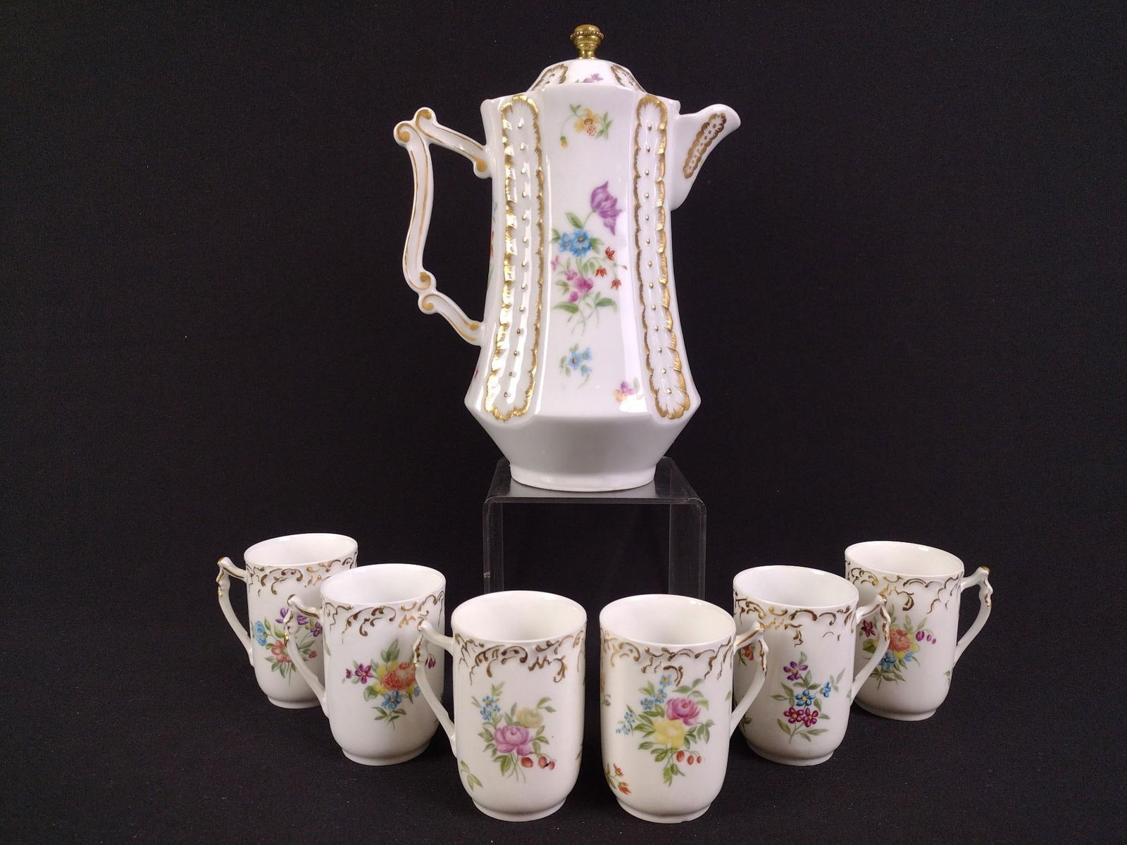 7 Pc Limoges Chocolate Set (1 of 2)