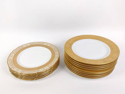 15 Plates Incl Hutschenreuther & Royal Doulton: All plates are 10-1/4" diameter.