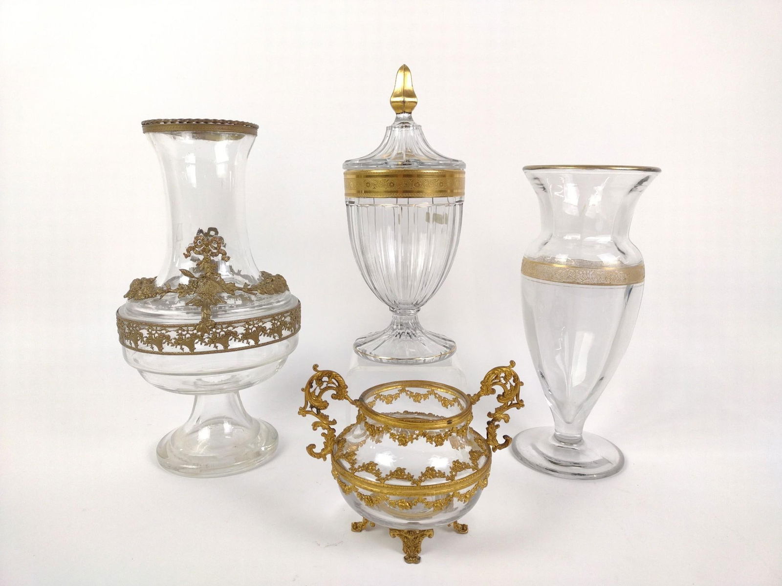 4 Pcs Glassware Incl Vases incl Heisey (1 of 4)