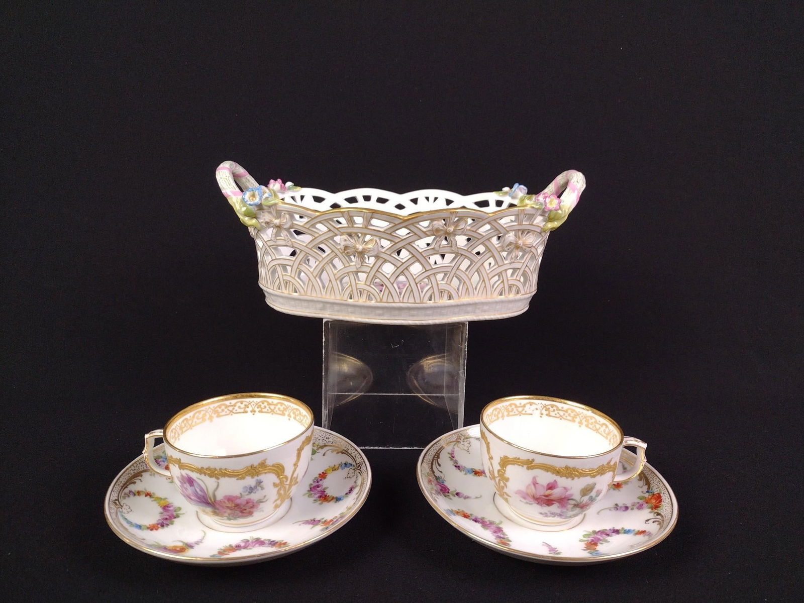 5 Pcs KPM Ceramics Incl Basket (1 of 5)