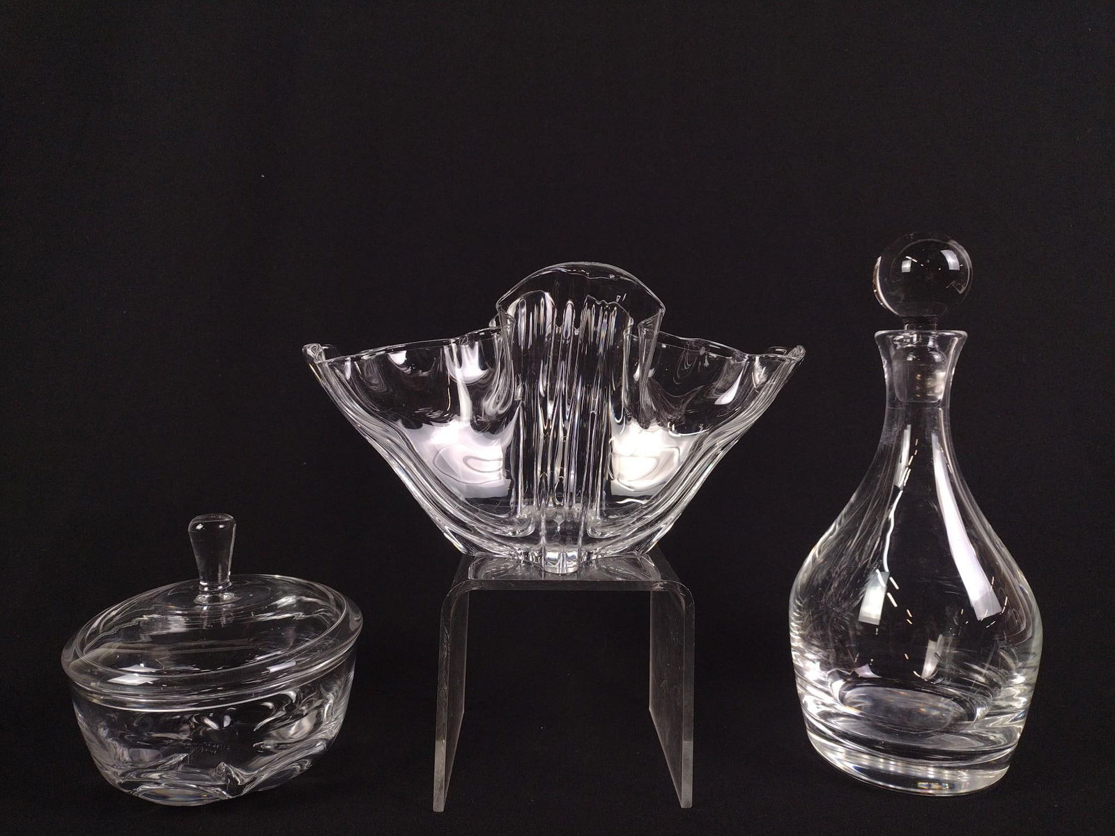 3 Pcs Crystal Incl Signed (1 of 6)