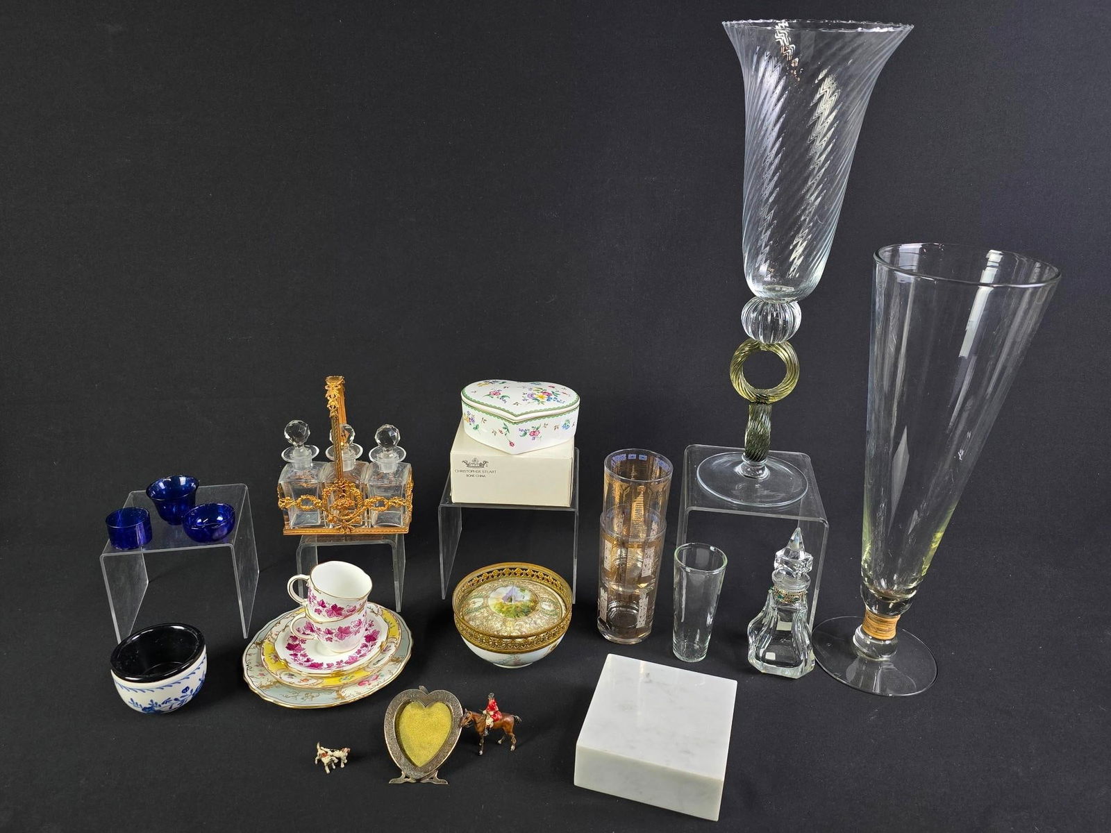 23 Misc Household Articles incl Perfume Bottle Set (1 of 14)