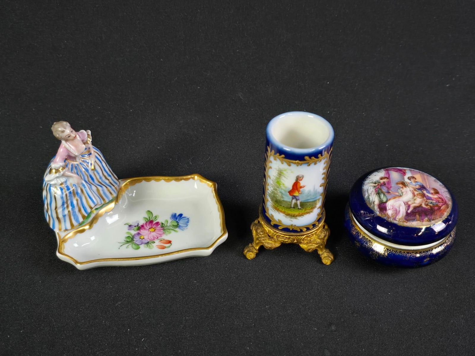 3 Pcs Dresden incl Toothpick Holder (1 of 4)